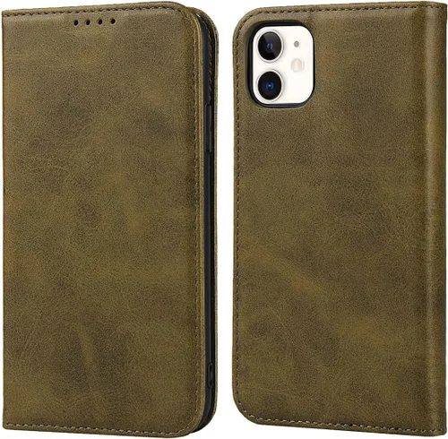 Vista 15 de Havaya Funda compatible con iPhone 11, cartera MagSafe con tarjetero - Funda magnética desmontable 2 en 1 - Ranuras para tarjetas de crédito