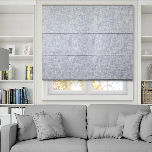 Vista 12 de CHICOLOGY - Persianas romanas para ventanas, tratamientos de ventana, persianas romanas, persianas de ventana romanas, persianas para oscurecimiento