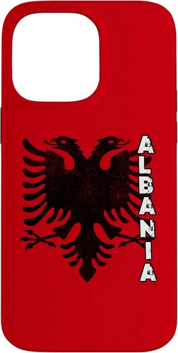 Vista 21 de iPhone 16 Albanian Flag Of Albania Double Eagle Flamuri Shqiperia Case