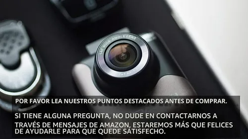 Vista 5 de UltraDash Dash Cam, soporte de carga magnética, sensor de imagen nocturna HDR de alta gama, lente gran angular de 6 capas de vidrio F1.8 de 140