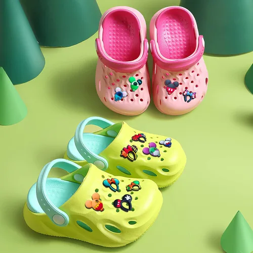 Vista 2 de Dijes para zapatos de ratón para zuecos, paquetes de gibbets de moda, pulseras con agujero, accesorios para niños, adolescentes, mujeres, regalos