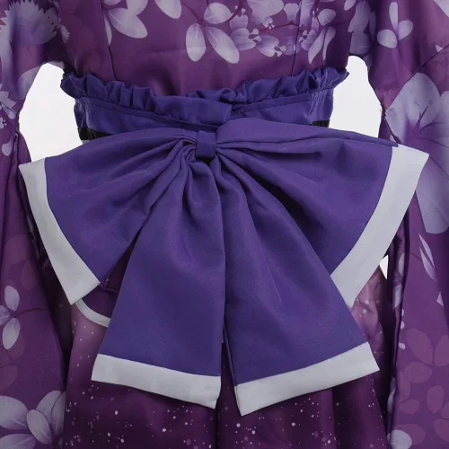 Vista 6 de GRACEART Disfraz de kimono japonés de Yukata para cosplay de anime
