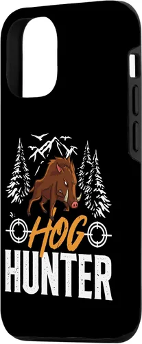 Vista 2 de Funda para iPhone 14 Hog Hunting Dog Gun Call Hunter Pigs Wild Javelina