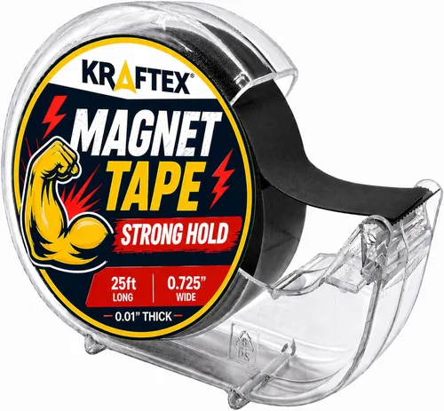 Vista 10 de Tiras de cinta magnética 35 mm x 304 mm x 4 mm 2 piezas