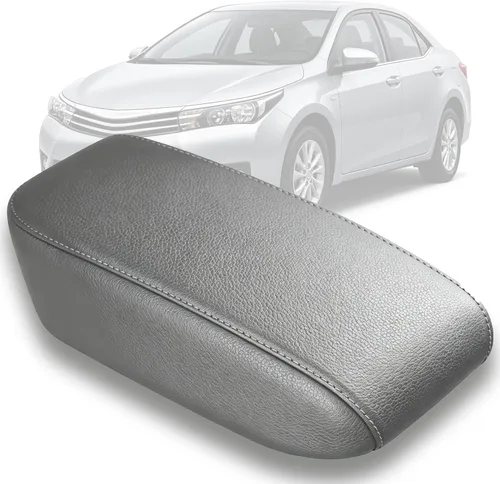 Vista 16 de AOMSAZTO Fundas para reposabrazos de consola central marfil para Corolla Toyota 2014-2019