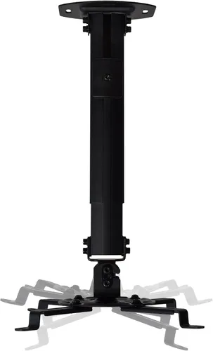 Vista 8 de VIVO Soporte de proyector de techo extensible, proyección ajustable en altura, rango de montaje de hasta 12.5 pulgadas con rango de mini proyector