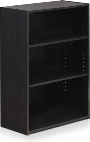 Vista 25 de Furinno GEHRY - Estantería para libros, 5 niveles, con estantes ajustables, 11.6 x 24.8 x 71.4 pulgadas, para oficina en casa, sala de estar, roble