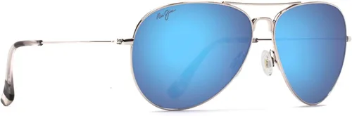 Vista 15 de Maui Jim Gafas de sol polarizadas de aviador Mavericks para hombre y mujer