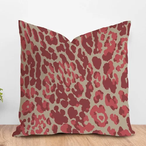 Vista 119 de ArogGeld Funda de almohada para sofá, guepardo y leopardo, estampado de leopardo, funda de cojín decorativa de granja para sala de estar