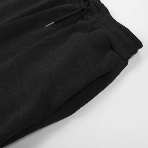 Vista 4 de Pantalones deportivos de cintura alta para mujer, pantalones deportivos para gimnasio, atléticos, holgados, con bolsillos