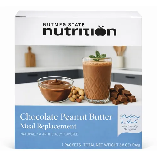 Vista 11 de Nutmeg State Nutrition - Pudín o batido, bajo en calorías, 0.53 oz de proteína, bajo en grasa, 7 porciones por caja (chocolate)