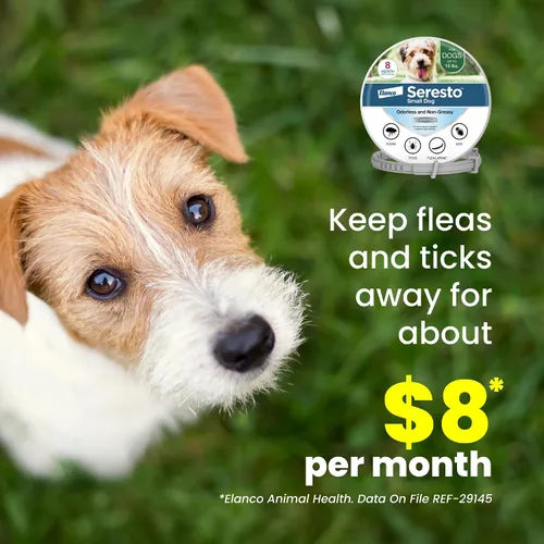 Vista 8 de Seresto Collars for Large Dog Over 18 lbs. & Small Dog Under 18 lbs Vet-Recommended For Flea & Tick Treatment & Prevention 8 Months Protection Each