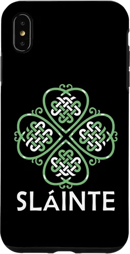Vista 7 de Funda para iPhone 15 con nudo celta irlandés trébol festival festivo