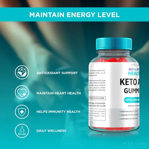 Vista 7 de Paquete de 2 gomitas ACV para Keto Health, ACV Keto Health, 750 mg de pérdida de peso avanzada ACV para Keto Health gomitas con vinagre de sidra