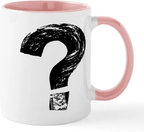 Vista 7 de CafePress Artistic Question Mark - Taza de café de cerámica de 11 oz (11.0 fl oz)