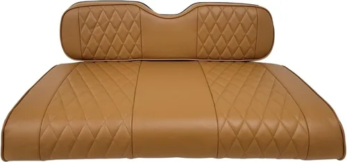 Vista 34 de Huskey Parts Company EZGO - Funda de asiento delantero naranja con costuras de diamante Medalist TXT 94-13, carrito de golf, 2 unidades naranja