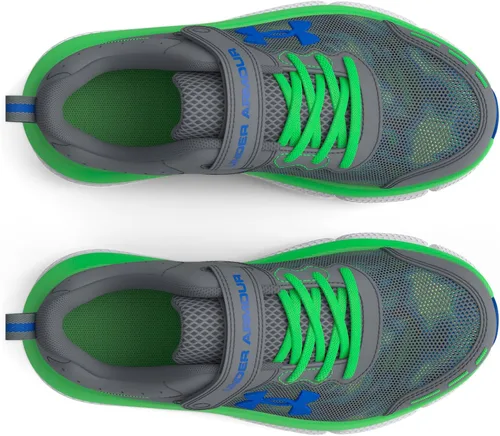 Vista 2 de Under Armour Tenis de correr unisex para niños preescolares Assert 10 con cierre alternativo
