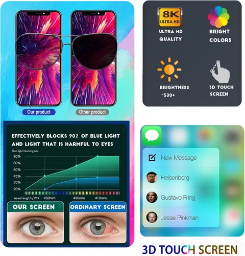 Vista 6 de [OLED] para iPhone 11 PRO MAX Reemplazo de pantalla de 6.5 pulgadas [NO LCD] Pantalla 3D Touch Frame Asamblea digitalizador con kit de reparación