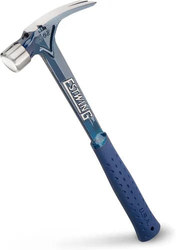 Vista 5 de Estwing Serie Ultra - Martillo de carpintero de mango corto de 15 oz con boca lisa y mango reductor de impactos - E6-15SR
