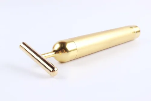 Vista 5 de AnHua Masaje facial de oro del rodillo del cuidado de la piel del pulso antienvejecimiento del masaje 24K de la belleza