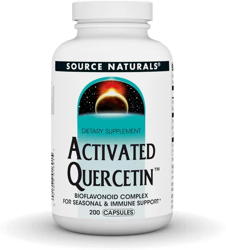 Vista 6 de Source Naturals Quercetina activada - Complejo bioflavonoide derivado de plantas - Defensa estacional e inmunológica - 50 cápsulas