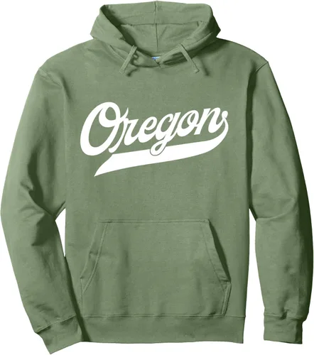 Vista 7 de Oregon Sudadera con capucha clásica, Negro, S
