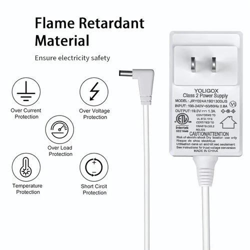 Vista 3 de Adaptador de CA de 19 V compatible con PetSafe WirelessFence Cable de alimentación compatible con PetSafe IF-100 PIF-300 300-034 RFA-443 IF-101