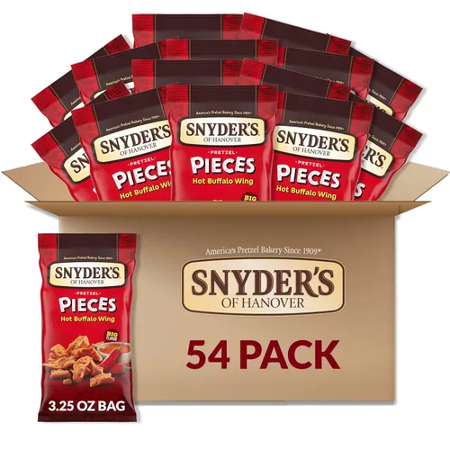 Vista 16 de Snyder's of Hanover Hot Buffalo Wing - Piezas de pretzel de 8 onzas