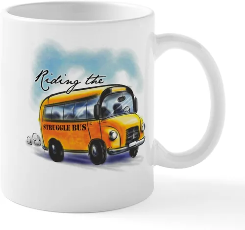 Vista 13 de CafePress Bus Driver Gift Idea Tazas Taza de café de cerámica de 11 oz (11.0 fl oz)