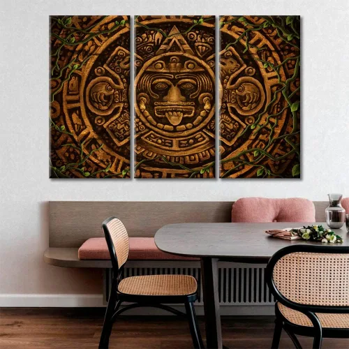 Vista 11 de TUMOVO Lienzo decorativo para pared, pósteres de escena de fantasía del universo Antara, planeta alienígena, ilustraciones de pared para paredes