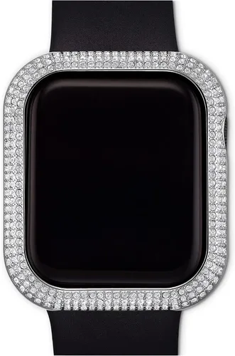 Vista 4 de Funda para Smartwatch Swarovski Sparkling compatible con Apple Watch Series 4 y 5, 40mm, tono plateado