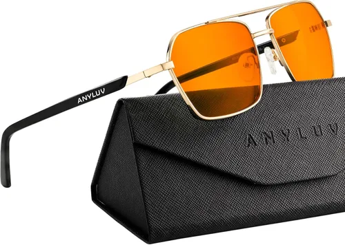 Vista 12 de ANYLUV Blue Light Glasses Men/Women, Blue Light Blocking Glasses, Computer Screen Blocker Eyes Protection Glasses