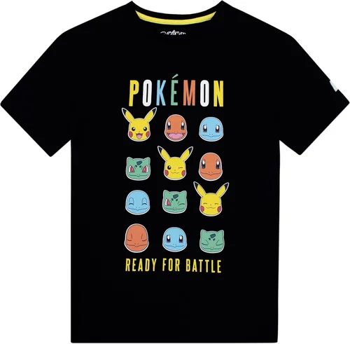 Vista 2 de Pokemon Paquete de 2 camisetas Charmander Squirtle and Pikachu para niños