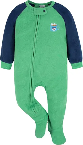 Vista 3 de Gerber Baby Boys' Toddler Loose Fit Flame Resistant Fleece Footed Pajamas 2-Pack