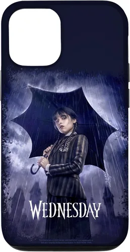Vista 28 de Funda para iPhone 16 Wednesday con paraguas Nevermore Academy Photo Portrait