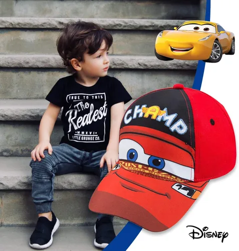 Vista 3 de Disney Gorro de béisbol para niños de 2 a 7 años de edad, Mickey Mouse Kids Cap, Babysunhat, Champ, 2-4T