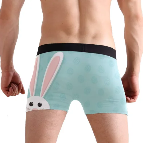 Vista 6 de Calzoncillos tipo bóxer para hombre, ropa interior de huevo, calzoncillos tipo bóxer suaves