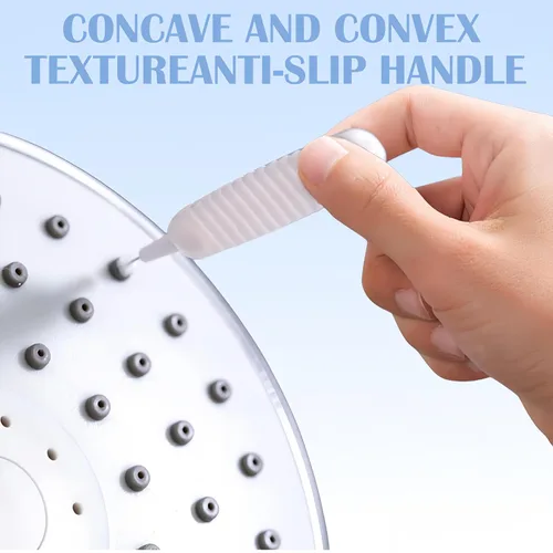 Vista 6 de Cepillo de limpieza de cabezal de ducha, herramientas de limpieza multifuncionales, cepillos de limpieza para cabezal de ducha, boquilla