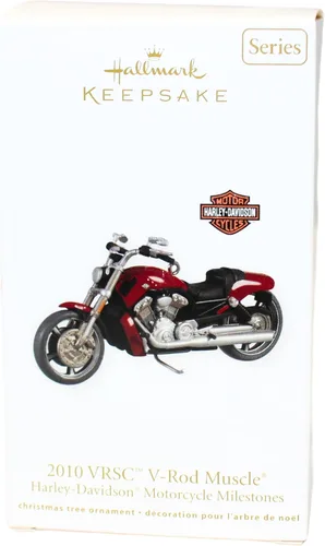 Vista 2 de 2010 VRSC V-Rod Muscle Harley-Davidson motocicleta #13 2011 Hallmark recuerdo ornamento