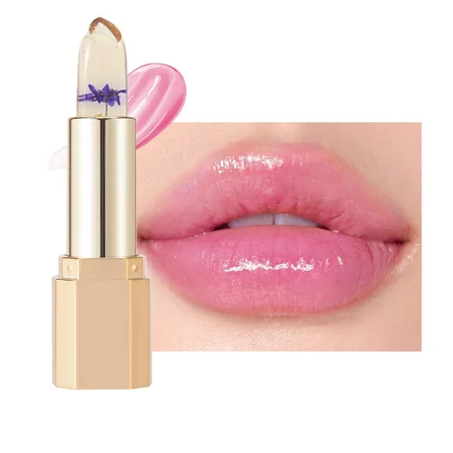 Vista 10 de BINGBRUSH 2 lápices labiales que cambian de color PH – Bálsamo labial de flor de gelatina, tinte labial hidratante activado por temperatura, lápiz