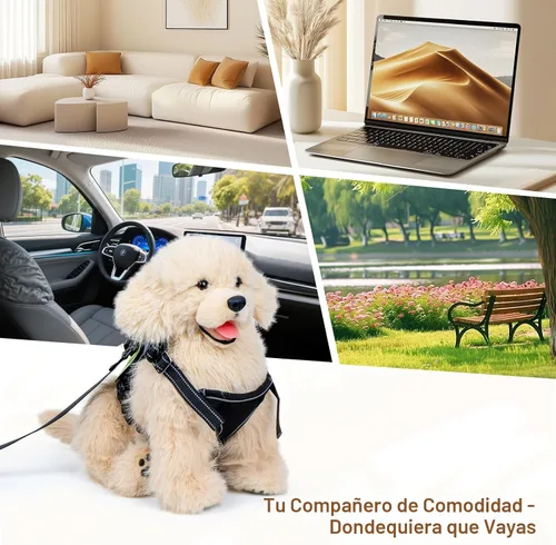 Vista 5 de Chongker Animales de Peluche de Perro con Juguetes Magnéticos, Suaves y Tiernos Juguetes de Peluche Golden Retriever, Animales de Peluche