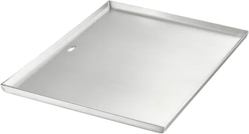 Vista 2 de BONFIRE Plancha universal de acero inoxidable con calefacción uniforme para parrillas de carbón y gas, resistente y fácil de limpiar, placa