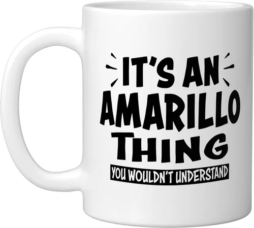 Vista 10 de Amarillo Trip Lovers Thing You Wouldn't Understand Ceramic Mug, Black/White