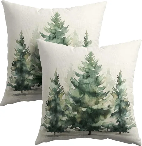 Vista 26 de Fundas de almohada de brújula de ancla, fundas de almohada náuticas para exteriores, fundas de cojín decorativas de rayas azules y blancas, fundas
