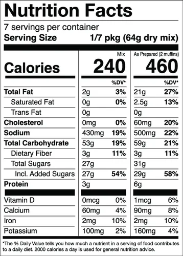 Vista 4 de Jessica's Natural Foods - Mezcla de muffins sin gluten hecha con Teff de grano antiguo y harina de avena saludable, sin OMG y sin gluten. 3 por