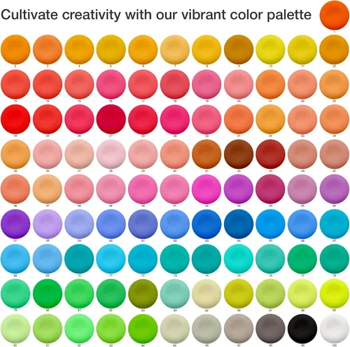 Vista 8 de FlyFlag Arcilla de Secado al Aire - 100 Colores, Ultra Ligera y Suave, Arcilla de Modelado No Tóxica para Niños con Herramientas y Tutoriales