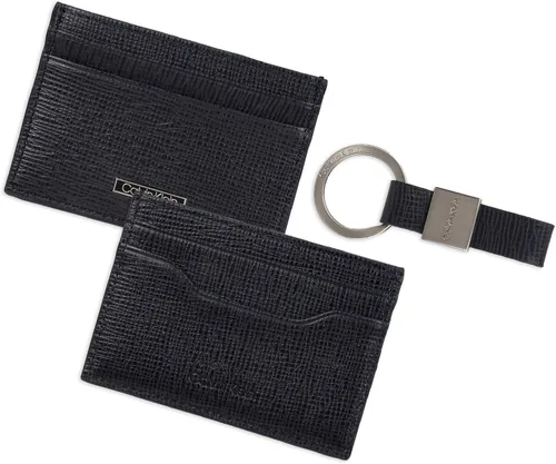 Vista 2 de Calvin Klein Juego de carteras de cuero RFID para hombre