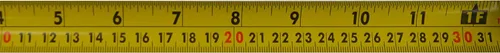 Vista 5 de Johnson Level & Tool 1828-0016 - Cinta métrica (16 pies), color negro y amarillo, 1 cinta