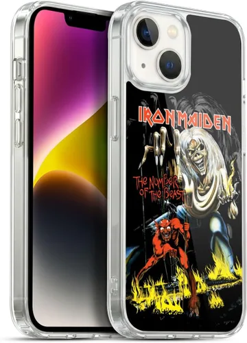Vista 270 de Head Case Designs Funda de gel suave con licencia oficial de Iron Maiden Brave New World, compatible con Apple iPhone 7 Plus/iPhone 8 Plus Nuevo