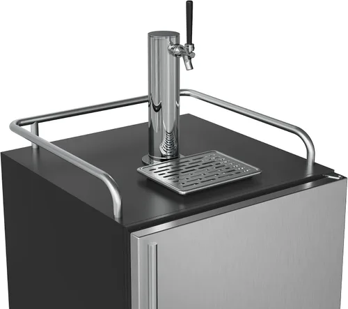 Vista 3 de EdgeStar Kegerator de un solo grifo de 24 pulgadas de ancho